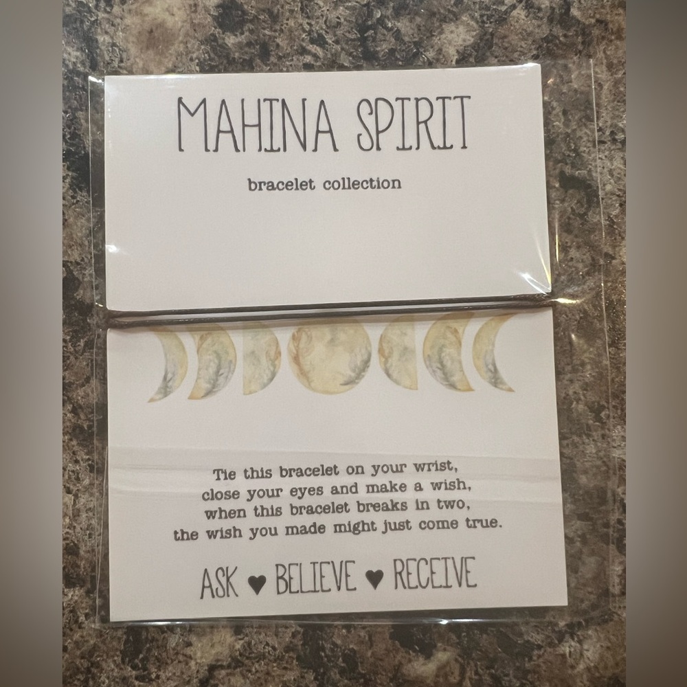 $2 MAKE A WISH JEWELRY CARD. NEW. $2 WITH ANY $10 ORDER OR MORE - Picture 3 of 4